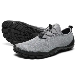 ALEADER Men's Water Shoes Quick Dry Non-Slip Durable Sole Barefoot Sneakers for Hiking Travel Beach Kayaking Surfing Watershoes