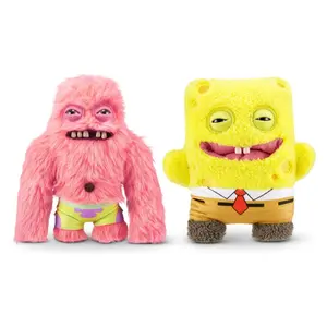 Fuggler Spongebob Squarepants 9" Plush - Spongebob-Fuggler Teeth Monster Handheld Toy, Funny Ugly Monster Creative Display Piece, Unique Odd Creature Model, Fun Collectible Figurine oy