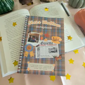 stars small town scrapbook sticker book