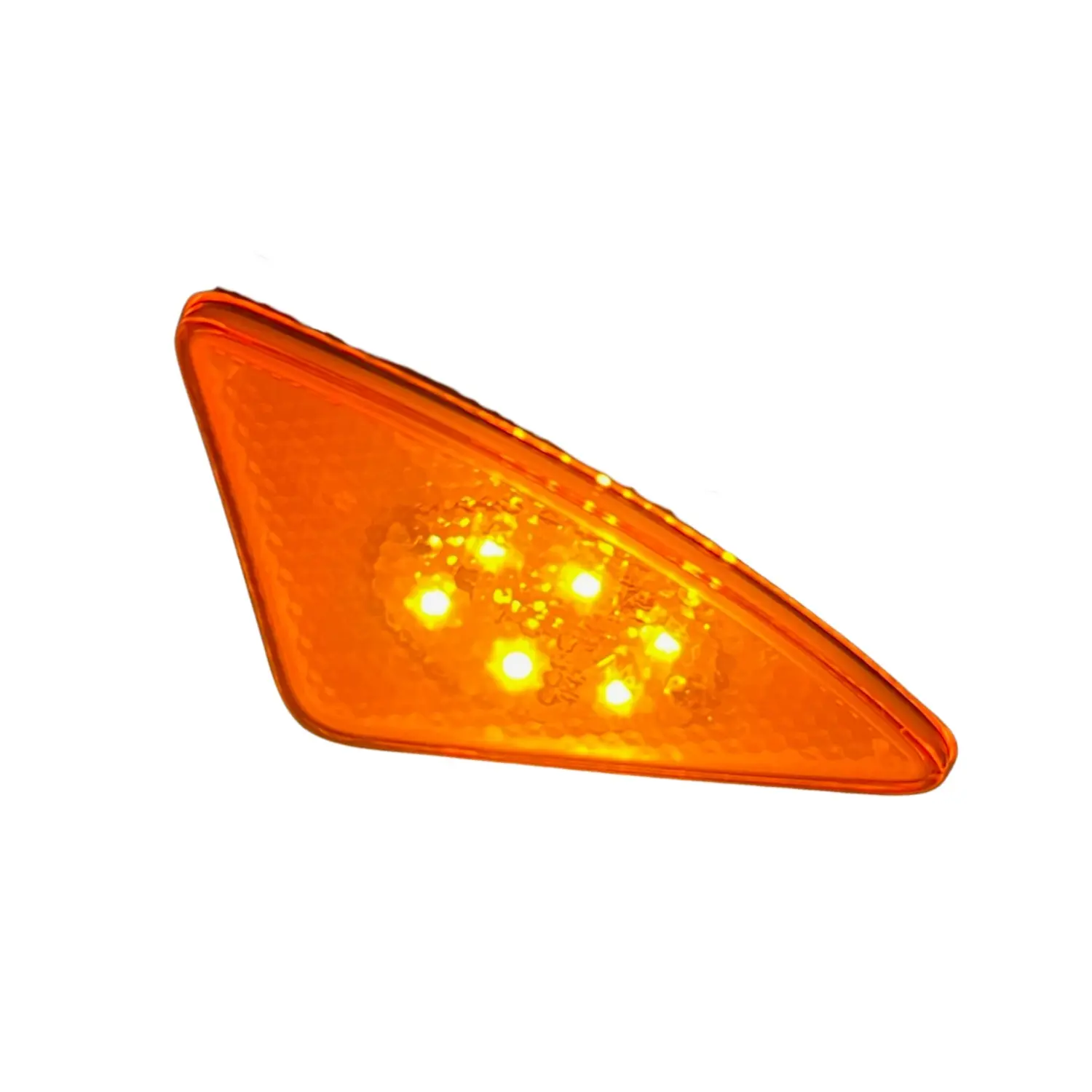 Kenworth T660 Front Cab Flare Automotive Amber LED Side Marker Turn Signal Lights, Led Lights