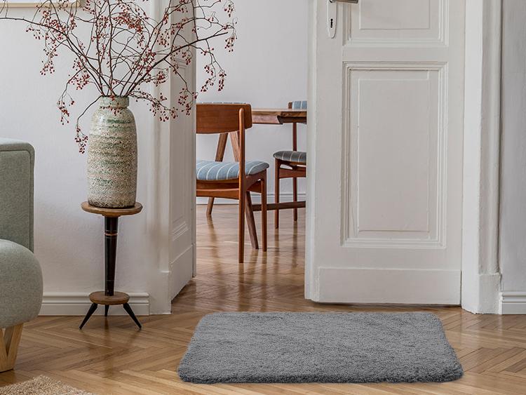 Deconovo Bathroom Rugs, Soft & Thick Plush Bath Mat, Absorbent Shower Rugs, Non-slip Fluffy Gift non-customised non-slip machine wash gray Deconovo Bathroom Rugs, Soft & Thick Plush Bath Mat, Absorbent Shower Rugs, Non-slip Fluffy Gift non-customised non-slip machine wash gray