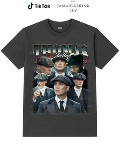 Thomas Shelby Peaky Blinders Shirt For Men- For Women, British Gangster Unisex Sweatshirt, The Shelby Brothers Movie Hoodie, Movie & TV Fan Streetwear Outfit,  Casual Cotton Tshirt