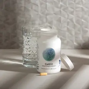 InfiniWell CoQ10 Supplement - MicroActive 24-Hour Sustained Release Coenzyme Q10 - High Absorption Nutritional Formula for Heart, Brain, and Energy Support (60 Capsules)