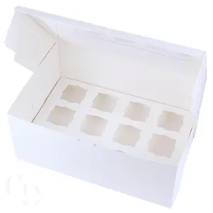 Chaney Depot LLC Dessert Shooter Box for 12 5oz square and round cups- 5 pack