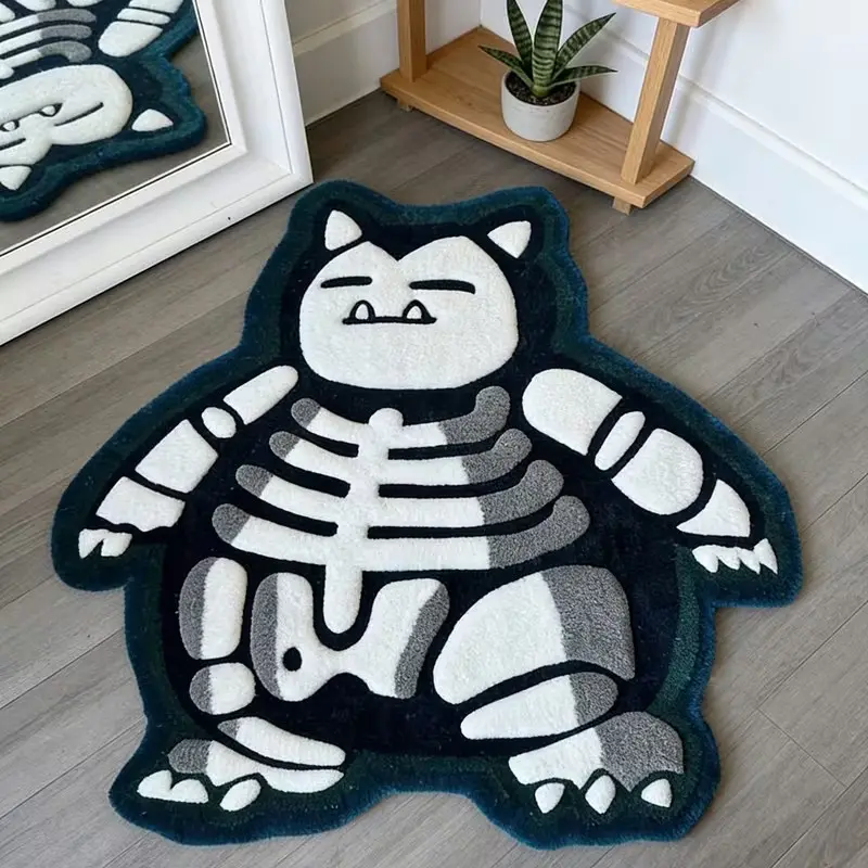 Cartoon elf bone pattern rug, cartoon-themed decoration, Decorative area rug, Home decorative rugs, home decor, bedroom rug, suitable for living rooms, bedrooms, entryways, the best gift for friends, a decorative rug for cartoon lovers