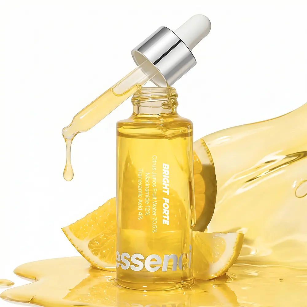 Essenciel Bright Forte Brightening Face Serum - Niacinamide & Tranexamic Acid, Anti Dark Spot, Radiance-Boosting Serums & Essences for Plump, Even Skin Tone (50ml)