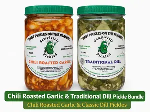 Chili Roasted Garlic & Traditional Pickles Garlic Bundle