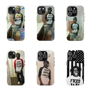 Rapper Chief Keef Collage Phone Case 2 in 1 Tough Phone Case Compatible for iPhone 17-11 & Samsung S26-22 Stylish Cover with Clear Ports Gift for Fans