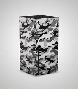 Black and White Camo Xbox Series X Console Skin