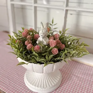 PINK THIMBLE BUDS CANDLE RING