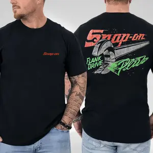 Flank Drive Plus Vintage Snap-On Tools T-Shirt, Classic Tool Innovation Graphic Logo Print, Retro Cotton Crewneck Fit, Gift for Mechanics, Gift for Snap-On Collectors, Gift for Garage Professionals