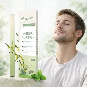 Ximonth Body Care Stick Herbal Purifier with Menthol Mullein Thyme for Gentle Nourishment & Breathing Comfort Enhances Respiratory Tract Cleanse