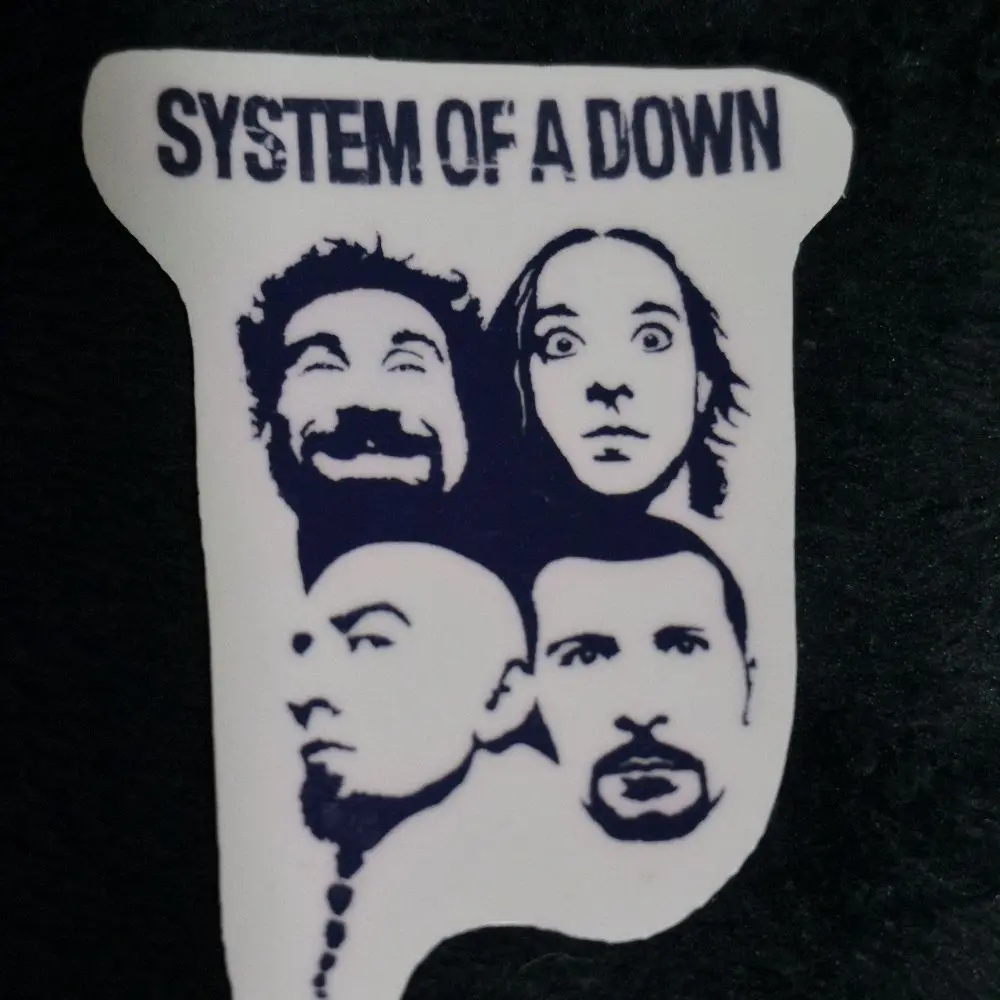 7 rock band stickers