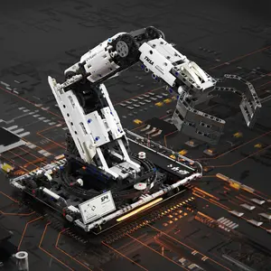 Mechanical Technical Arm Building Blocks Set - Remote Control 8-Way STEM Educational Toy Easter Gifts for Kids, Technic Robotic Arm Set for Boys Girls & Adults 8-14 (784 Pieces)