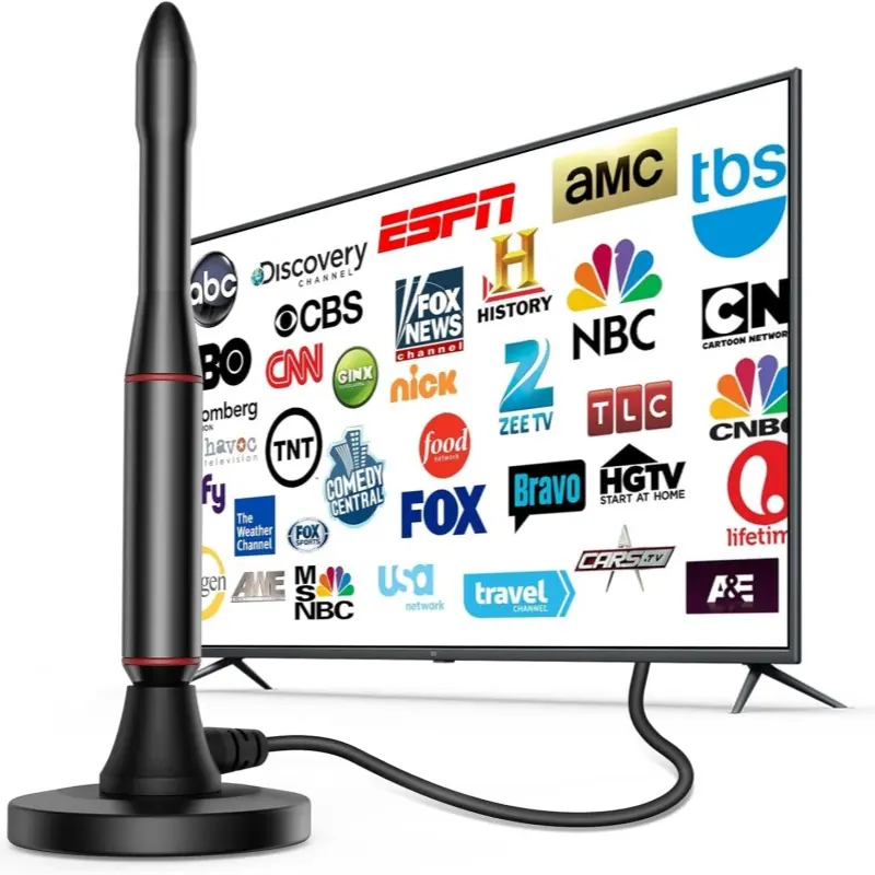 2026 Latest Patent Technology Dtmb Ultra HD TV Antenna, Bullet Head Design, Rocket Shape, Supports Football Channels, Recommended by Many Families