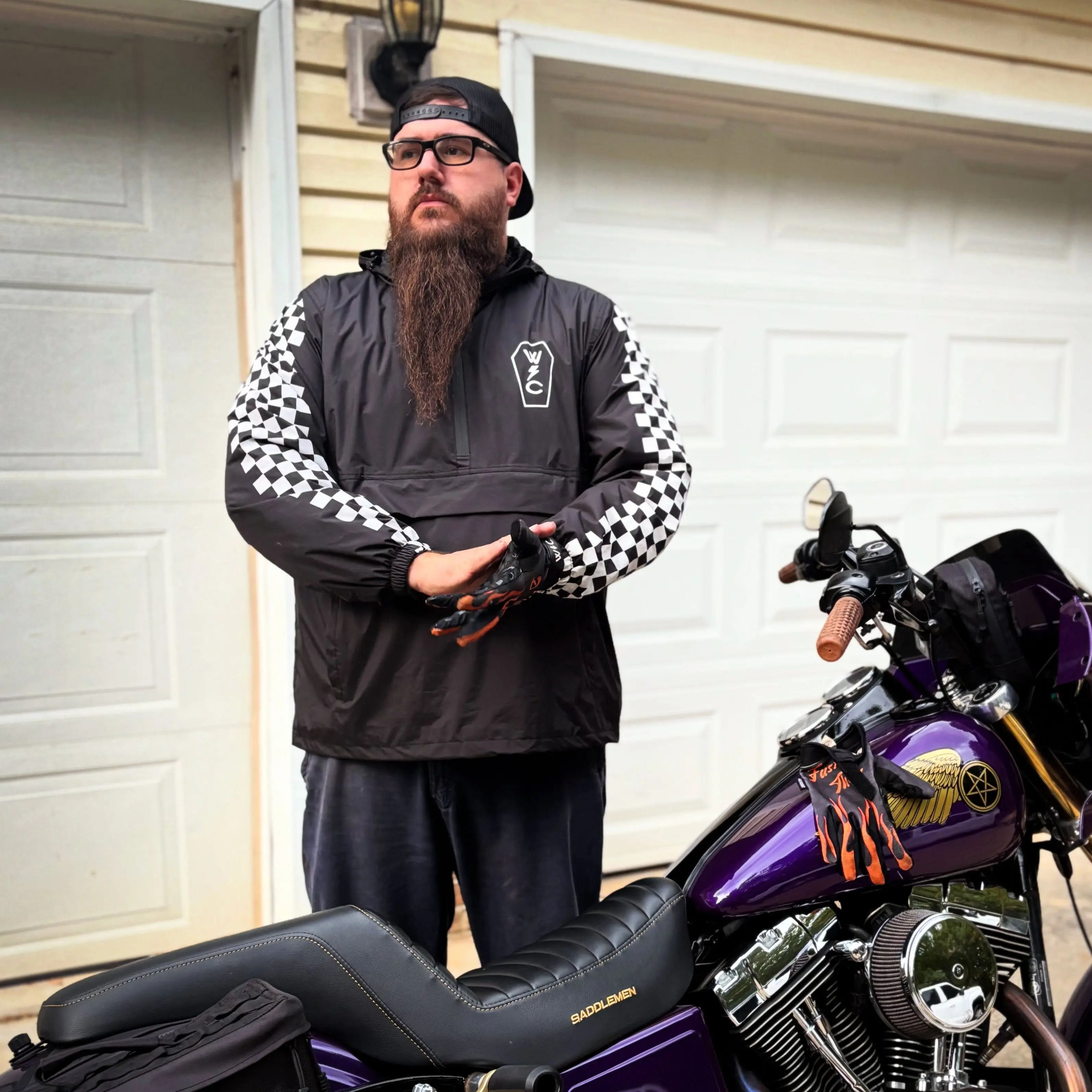Checkerboard Windbreaker