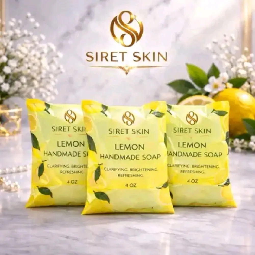 Trio Lemon Handmade Soap Set (3 Bars)