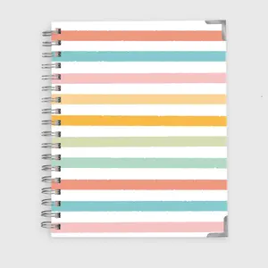 Vertical Weekly Planner - Cheerful Stripe