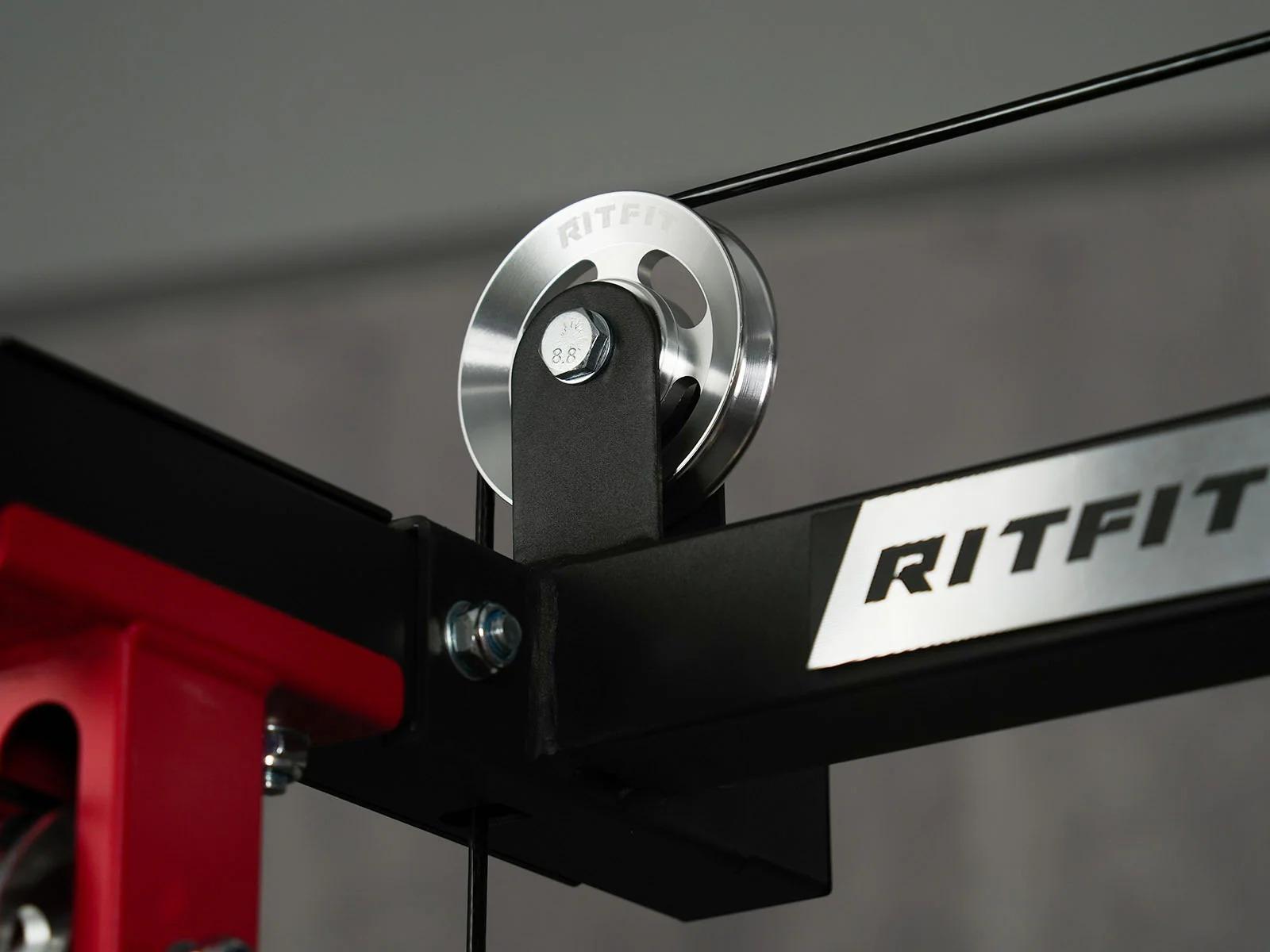 RitFit P3 Power Cage 1200lbs with Smooth Cable System & Aluminum Pulleys Multifunctional Workout Station Home Exercise Machine RitFit P3 Power Cage 1200lbs with Smooth Cable System & Aluminum Pulleys Multifunctional Workout Station Home Exercise Machine