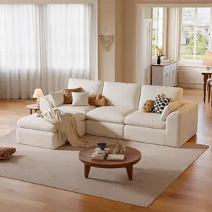 108 Inch Oversized Cloud Couch | Vacuum Sealed, 2-Package Delivery!  No Tools, No Hassle Setup, 4-Way Convertible. Sink Into Deep Seat Comfort for Ultimate Relaxation. Your New Go-To Spot for Netflix & Chill! #livingroomgoals #compressedsofa #musthave