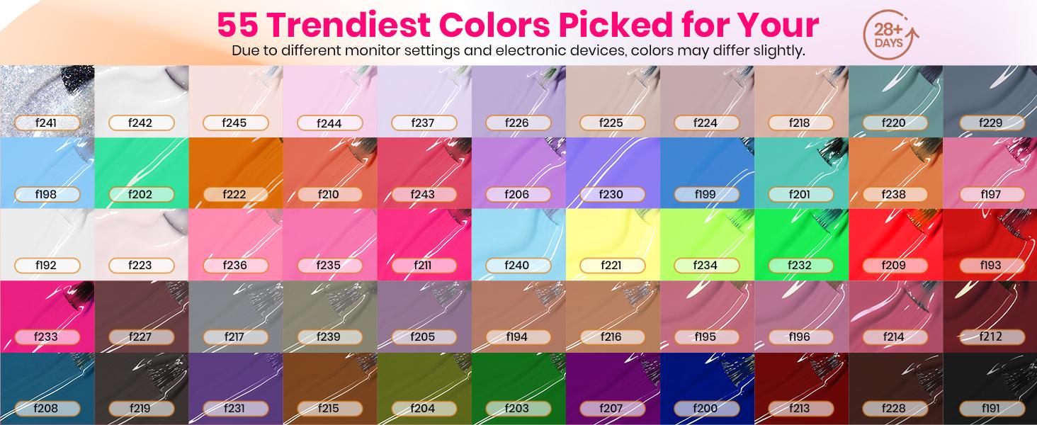 Beetles Gel Nail Polish Starter Kit with UV Light, Christmas Gift Base Top Coat, Nail Art Stickers, Manicure Tools Gift for Women matrix Cutics Comfort  Fall Nail