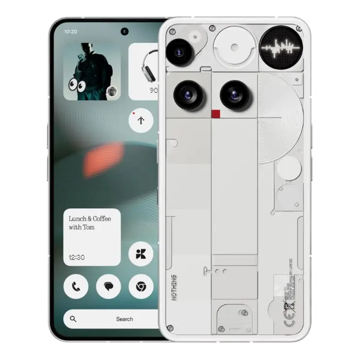 Nothing Phone (3) Cell Phone, 2025 New 5G Unlocked Phones 512GB, Android 15, Snapdragon 8s Gen4, AI Mobile Phones with Four 50MP Cameras & AMOLED Display, 5150mAh, Glyph Interface, Smartphone White tiktokshopbacktoschool