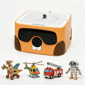BeaverBot Safe Power Cardboard Cutter STEM STEAM Educational Toy for Kids Creative Play Engineering Creativity Upcycled Tool for DIY Projects Eco-Friendly little beaver design Cutting Tool Crafting Fun
