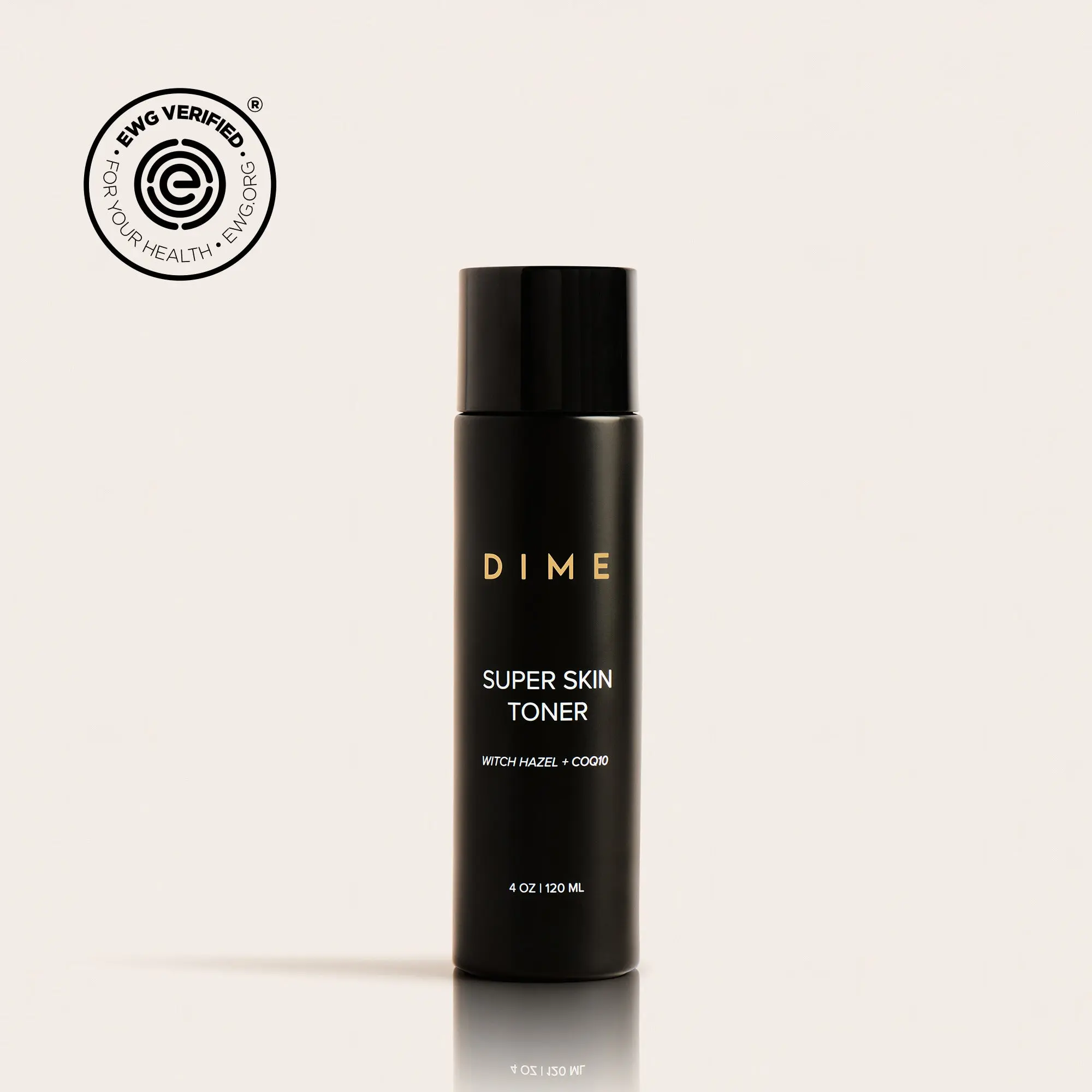 DIME Beauty Super Skin Toner – CoQ10 Brightening Toner for Pores, Uneven Skin, Hydrating & pH Balancing (Vegan, Witch Hazel, Cucumber)