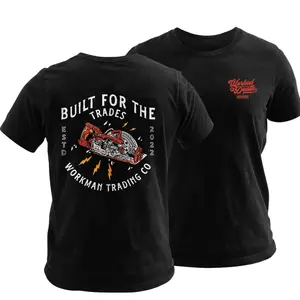 Built For The Trades Circular Saw T-Shirt, Construction Worker Power Tool Graphic Tee, Blue Collar Tradesman Shirt, Carpenter Workwear Humor Tee, Soft Cotton Blend Jobsite Shirt