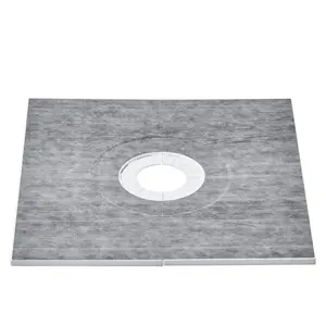 【FathersDayGift】VEVOR Shower Curb Kit,  , 36"x36" Shower Pan Kit with 6.3" Central Drain, Lightweight EPS Shower Installation Kits with 2 Waterproof Cloths, Shower Pan Slope Sticks Fit for Bathroom