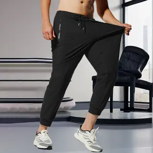 Men’s loose letter-print jogger pants; men’s pants; soft joggers; work trousers; men’s joggers; streetwear joggers; stretchable joggers; casual athletic joggers; summer casual joggers; workout joggers