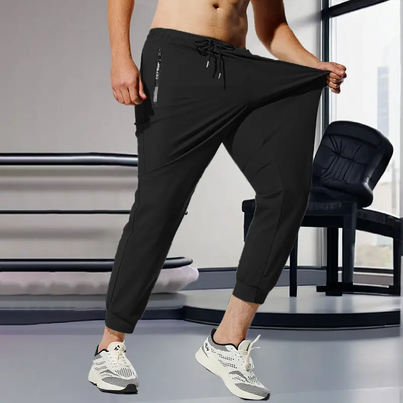 Men’s loose letter-print jogger pants; men’s pants; soft joggers; work trousers; men’s joggers; streetwear joggers; stretchable joggers; casual athletic joggers; summer casual joggers; workout joggers Sports Bottoms Skinny Sportswear
