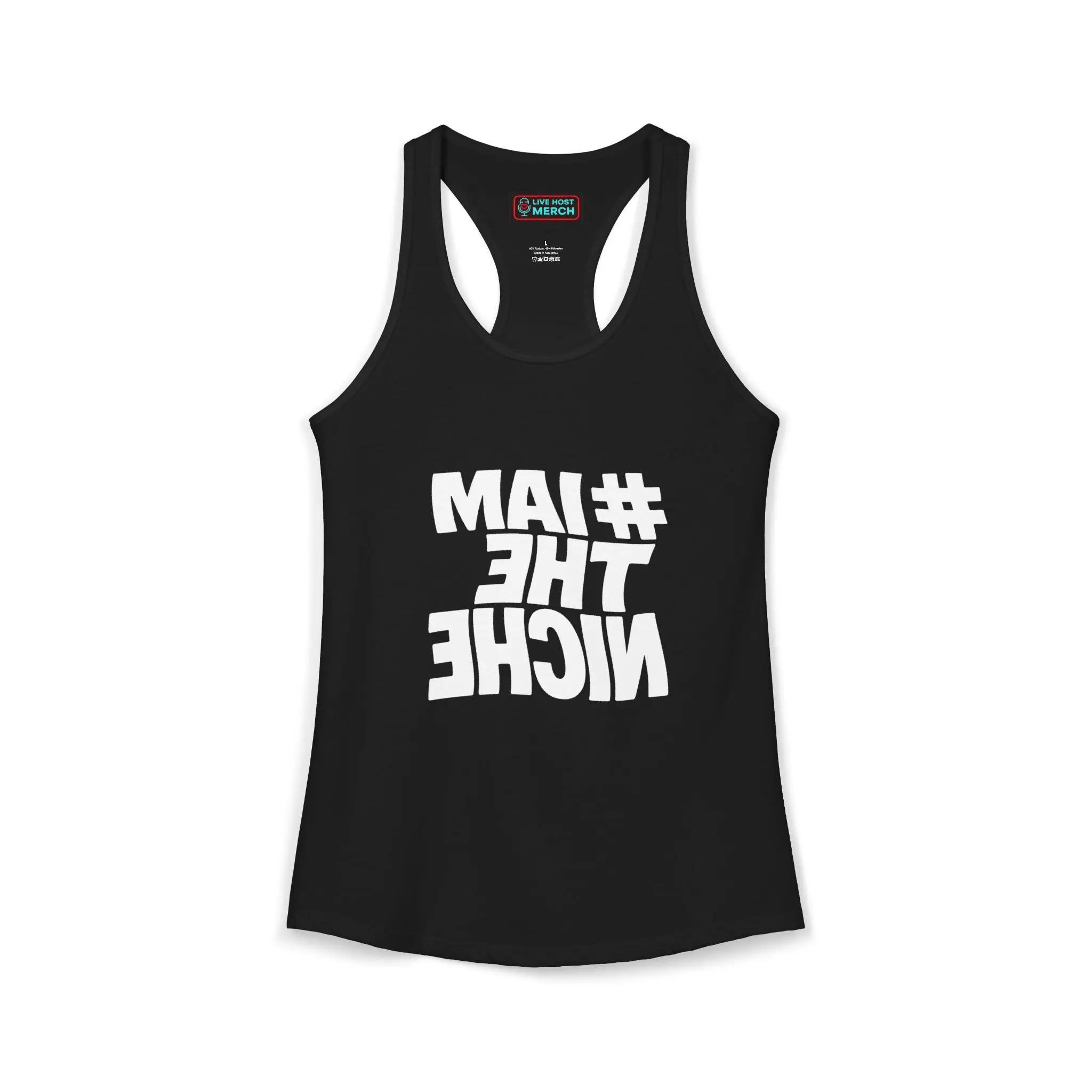MIRRORED "#IAmTheNiche" — Women’s Ideal Racerback Tank (Customization Available)