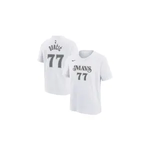 NBA MAVERICKS CITY EDITION ESSENTIAL NAME AND NUMBER LUKA DONI "White" HJ2770 104
