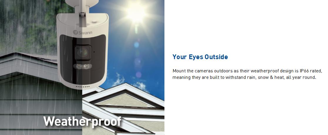 AllSecure600 2K Wireless Security Kit with 3 x Wire-Free Cameras & NVR Tower | SWNVK-600kH2