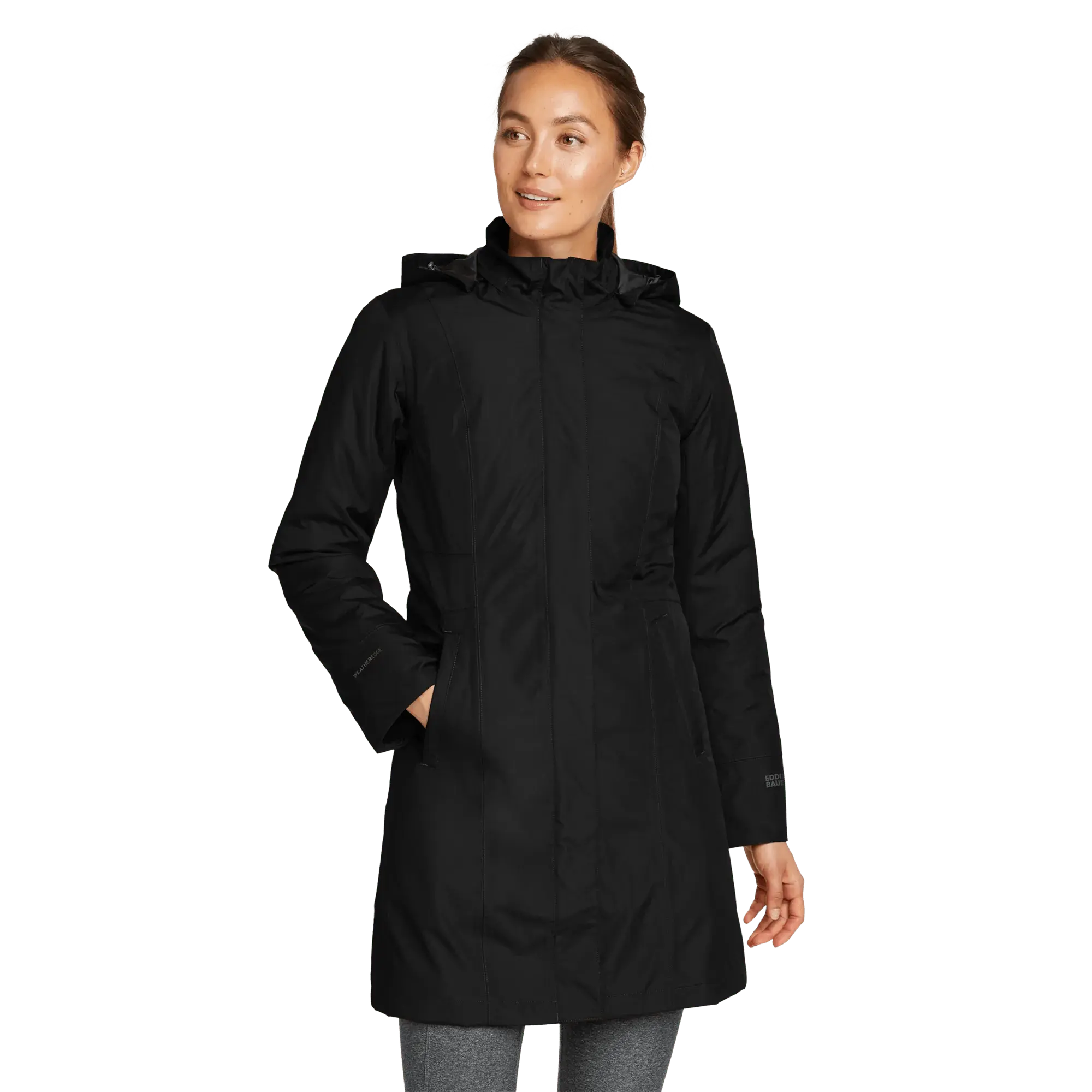 Eddie Bauer Women's Girl on the Go® Insulated Waterproof Trench Coat Waterproof Everyday Wear