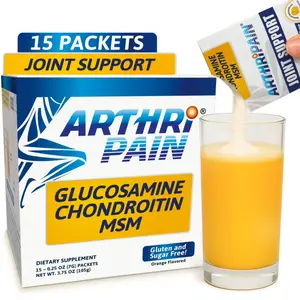 Arthripain – One a Day Cartilage Repair Supplement – Clinically Tested Joint Juice for Joint Relief Support – Glucosamine Chondroitin MSM – Swollen Knee Treatment – Sugar-Free – Made in USA