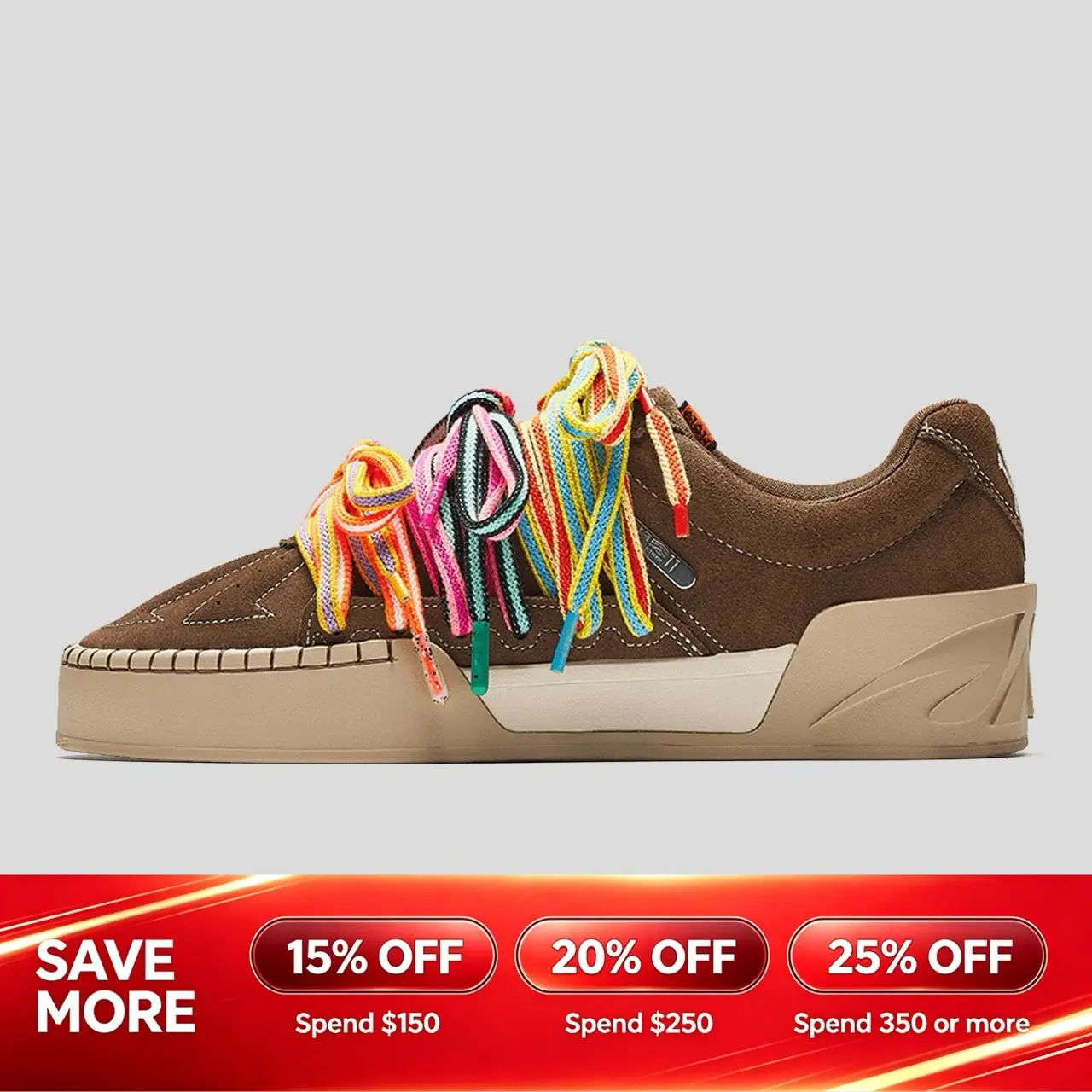 [Back to School] ANTA Unisex Hélà Style "Roots" Sneakers Kyrie Irving Fashionable Trendy Daily Shoes BTS Sports Shoes