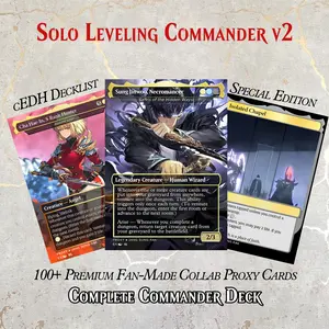 SOLO LEVELING COMMANDER DECK VERSION 2 – COLLECTOR SET (117 Cards)   | DeckGalaxy
