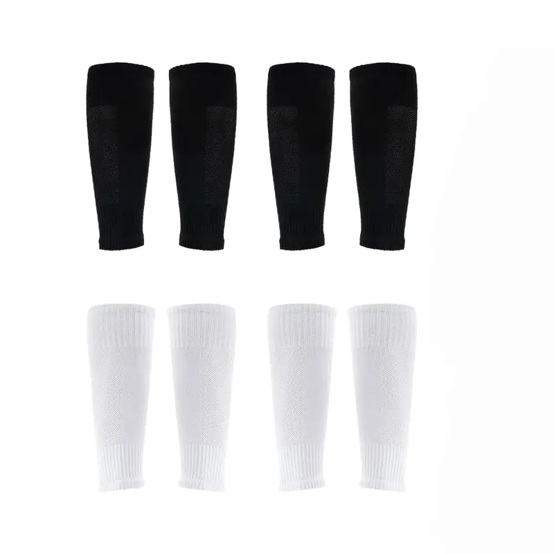 JSLEAP 4 Pairs Soccer Socks Soccer Leg Sleeves Socks Athletic Socks for Youth Boys Girls Football Baseball Softball Rugby