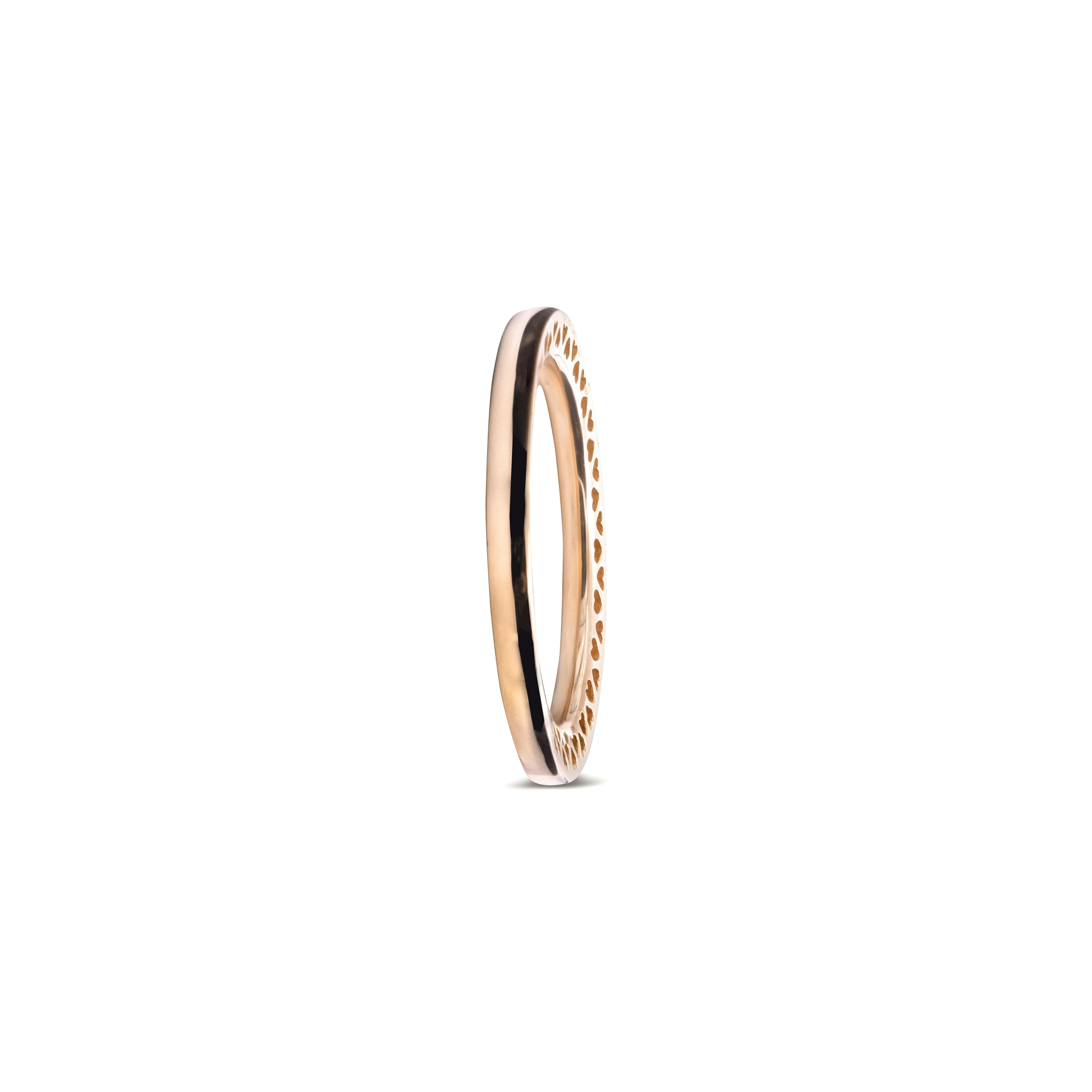 PANDORA Classic Silver Ring, 156238-58, Heart Motif, Cut-Outs, Sculptural Details, Fashion-Forward Look