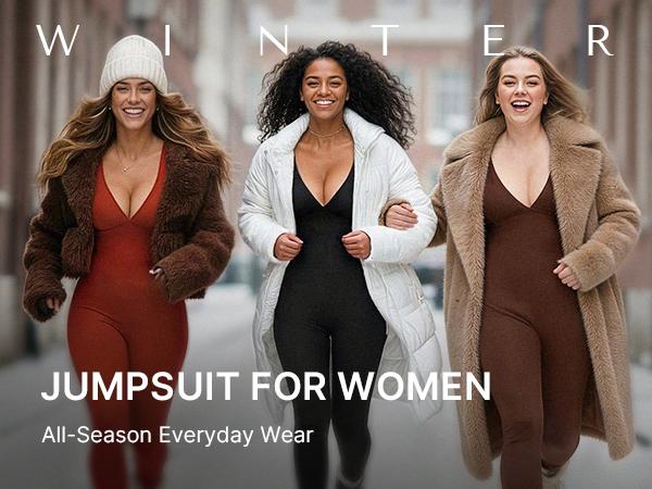 Shapellx Deep V Shapewear with Chest Support Breathable High-Waisted Tummy Control Jumpsuit