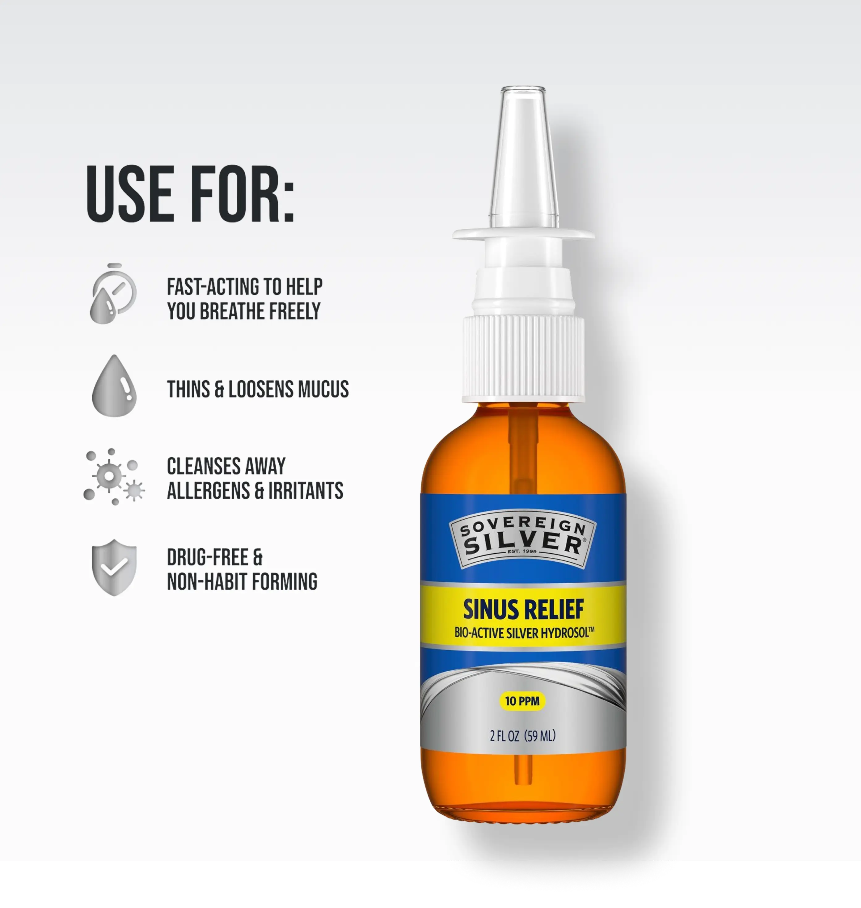 Sovereign Silver Sinus Relief Nasal Spray
