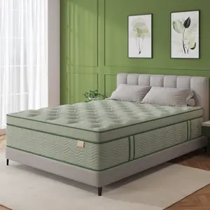 12"14" Twin Full Queen King Size Mattress in a Box Hybrid Spring Gel Memory Foam,  Euro Top Medium Firm Ergonomic Mattresses for Motion Isolation, Edge Support, 100 Night Trial