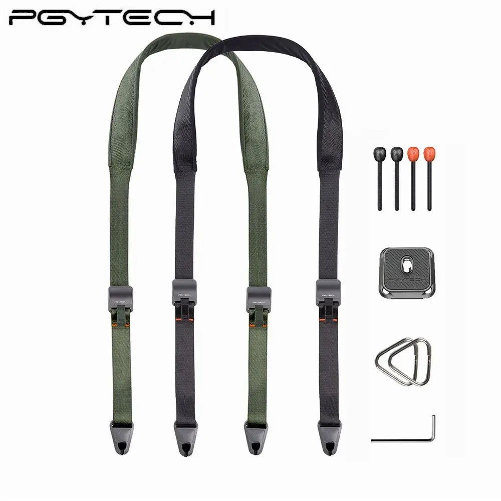 PGYTECH Arca-Type QR Plate Camera Shoulder Strap for Photographers - Quick Release, Adjustable Length, 1-Handed Operation, 90kg Load Capacity, Durable Polyester-EPDM-Fiber-Reinforced Nylon, Compatible with DSLR/SLR (Camera Accessories), Durability, Dslr C