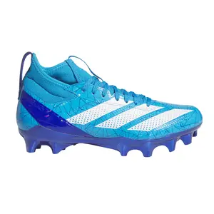 adidas Mens Adizero Impact Hidden Gems Football Sneakers Shoes - Blue adidas Mens Adizero Impact Hidden Gems Football Sneakers Shoes - Blue