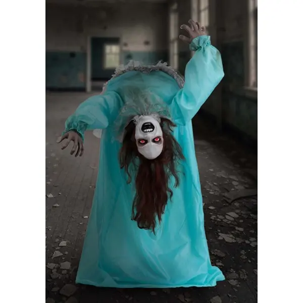 3.25FT Spider Walk Sadie the Broken Lady Animated Decoration - Scream Saver