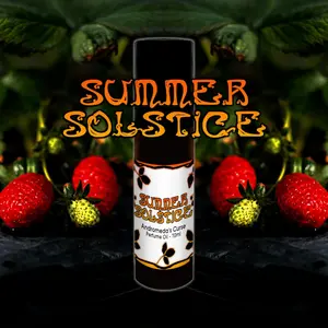 Summer Solstice - Ripe Strawberries, Green Grass - Rollerball Perfume Oil