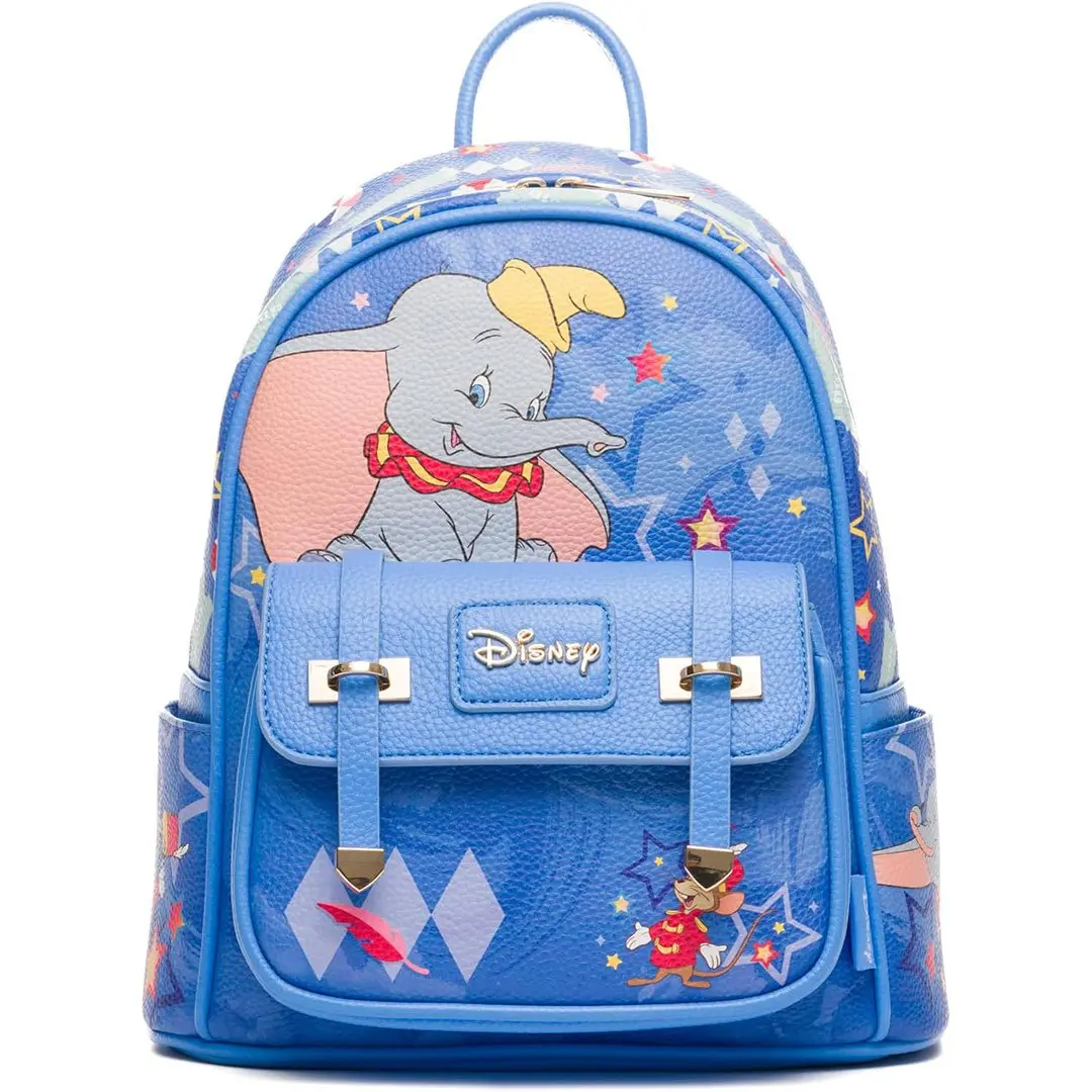 Cute, Durable WondaPop Disney Dumbo and Timothy Q. Mouse Circus 11" Mini Backpack, Cute Backpack, Durable Backpack