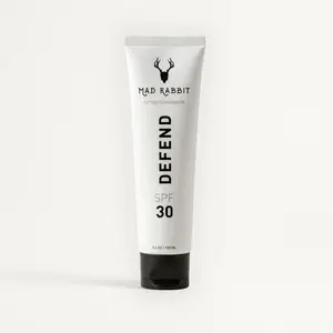 Mad Rabbit Defend Tattoo Sunscreen- SPF 30 100mL Tube- Mineral Sunscreen Lotion - Tattoo Fade Protection and Moisturizer, Anti-Aging Formula